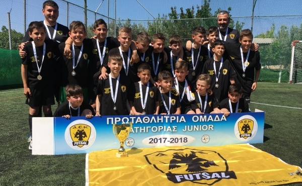 Πρωταθλήτρια η ΑΕΚ στα Junior